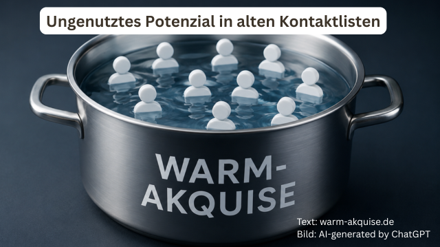 Du betrachtest gerade Warmakquise fängt mit vorhandenen Kontaktlisten an